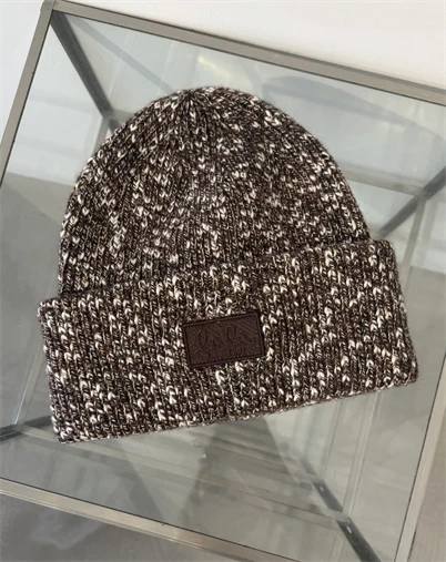 Lala Berlin - Beanie 3 Hue - Brown Melange